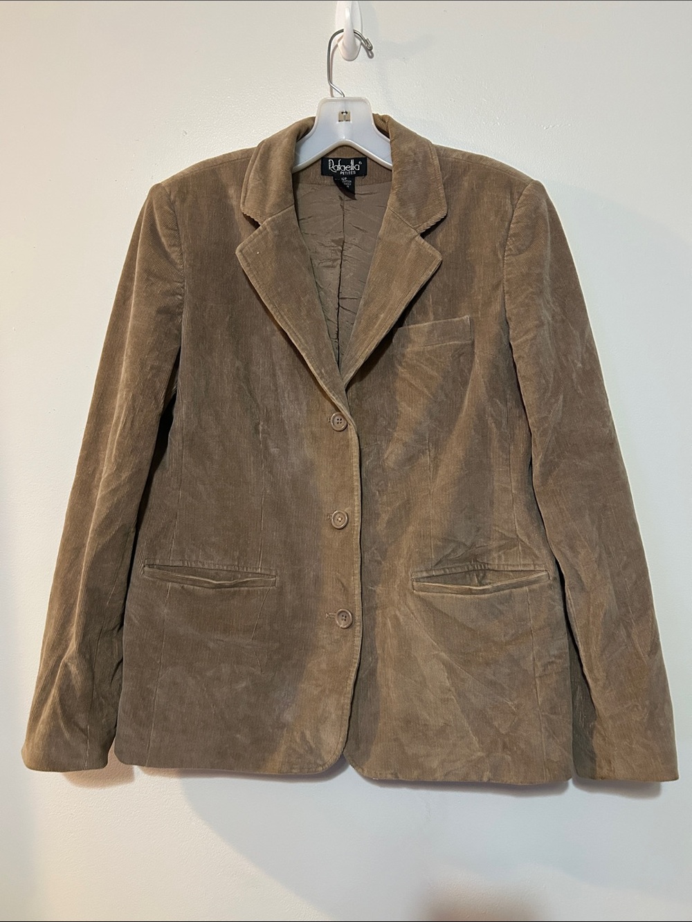 Rafaella Brown Corduroy Blazer Jacket